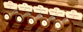 The Baroque organ in the church of St. Moritz in Olomouc